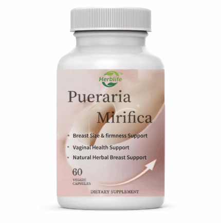 Hot Selling Herbal Breast Supplement Organic Pueraria Mirifica Capsules for Breast Fullness and Size Support