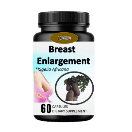 Private Label Kigelia Africana Capsule African Sausage Powder for Women Breast Enhancement Herbal Supplement