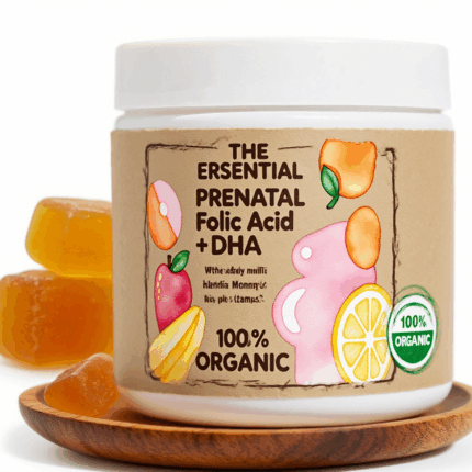 OEM Multivitamin Pregnant Women Vitamin A/C/D/E/B6/B12 / Omega-3 / DHA / EPA Nutritional Supplements Folic Acid Gummies with