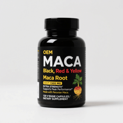 High Selling Maca Man Power Plus Healthcare Supplement for Men's Enlargement Black Maca Root in Capsules and capsuels Dosage Forms