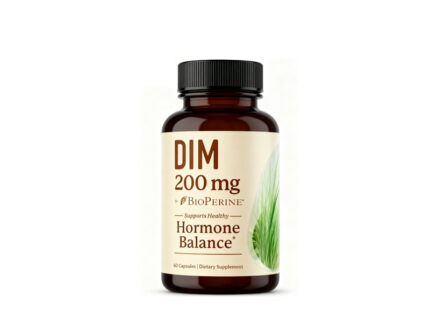 DIM Supplement 200 mg Hormone Balance for Adults Effective for Women & Men with Acne Safe for Pregnant Women