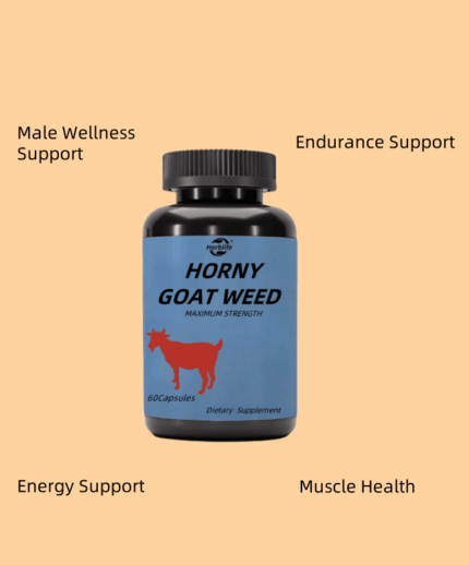 OEM/ODM Power Men's Energy Herbal Supplements for Men Men Health Products Horny Goat Weed Capsules Goat Weed Horny Pills